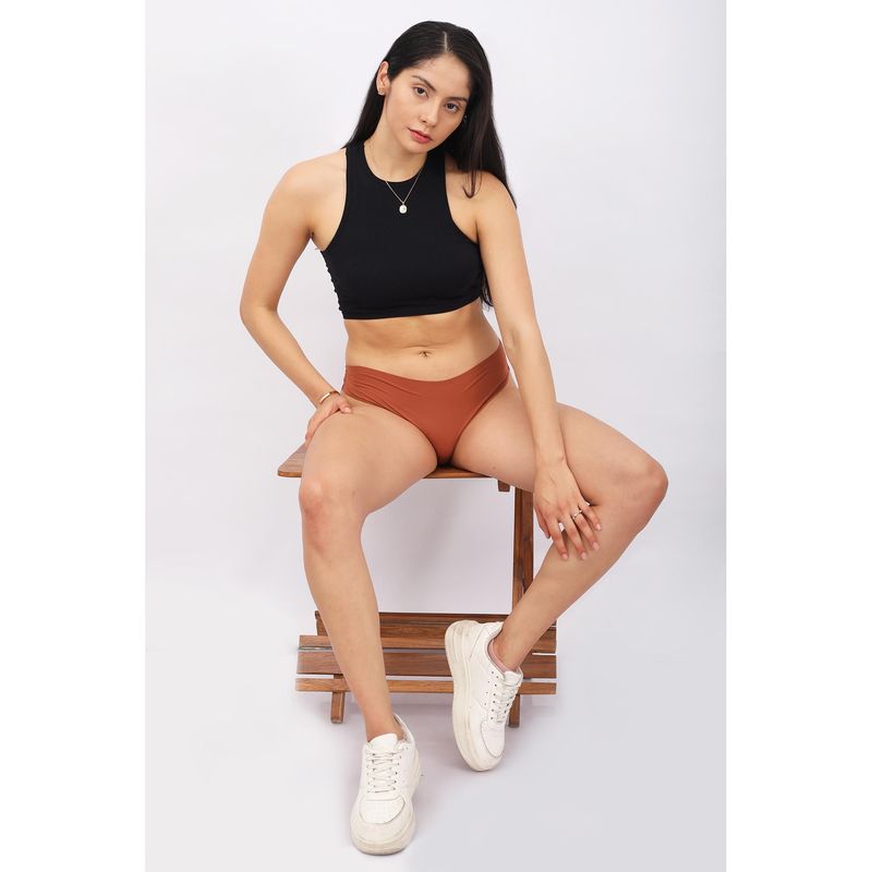 BASIQ. Seamless Brief Underwear Mid Waist (S)