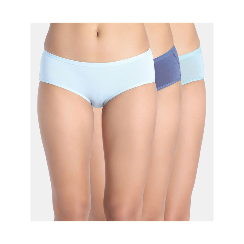 Zivame Low Rise Full Coverage Hipster Panty Multi-Color (Pack of 3) (XL)
