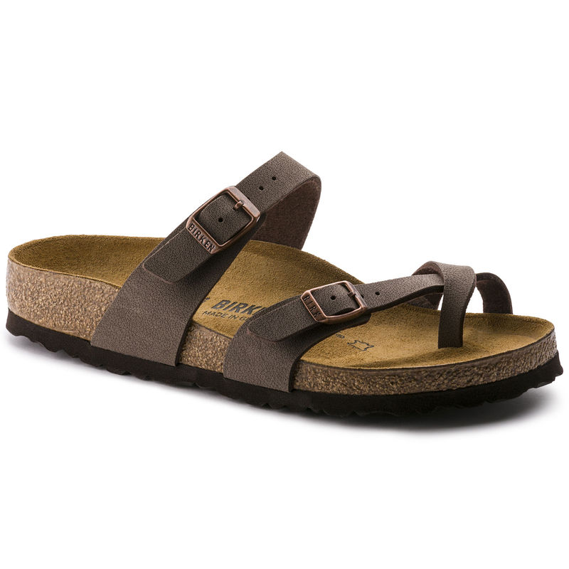 Birkenstock Mayari Birko-flor Nubuck Brown Regular Width Unisex Sandals - EURO 42