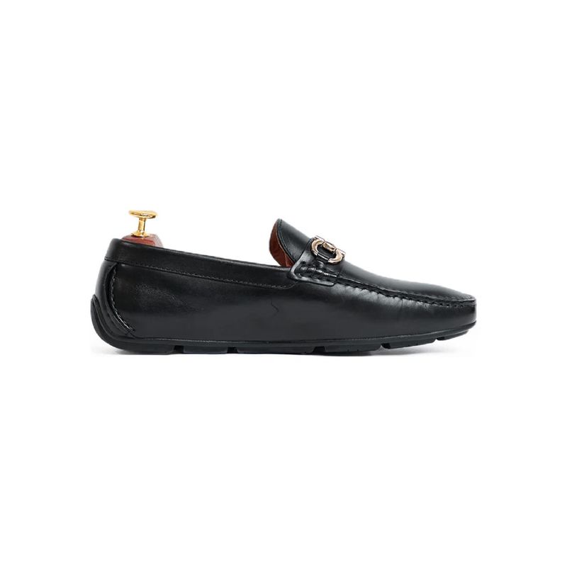 Vantier Black Vivid Classic Loafers (UK 5)