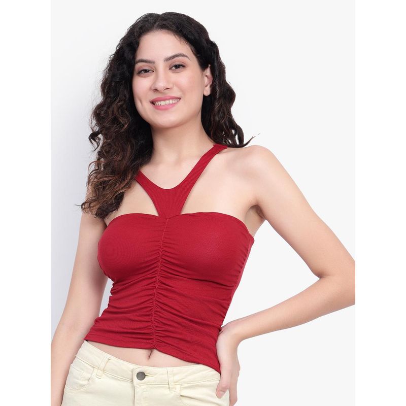 BRACHY Maroon Tank Top Bralette (L)