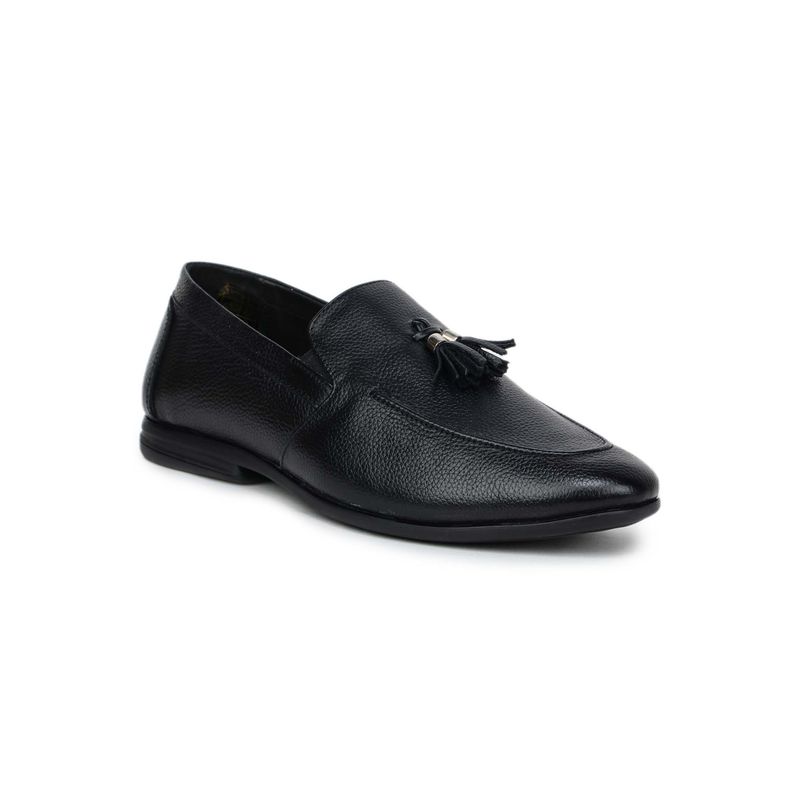 Zoom Shoes Black Comfortable & Stylish Casual Loafers For Men (UK 5)