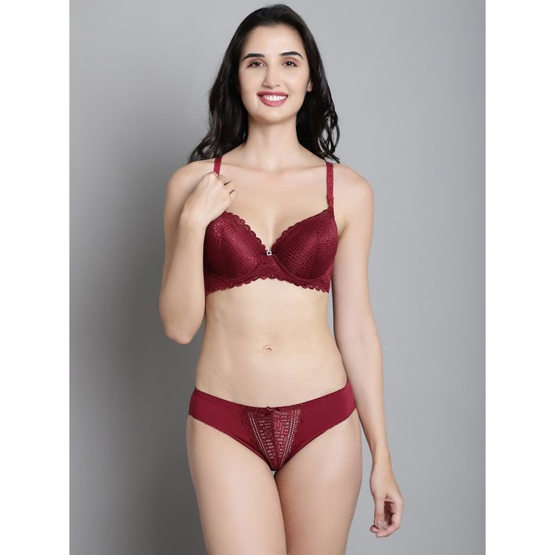 Makclan Fashionably Irresistible Lace Bra-Underwear (Set of 2) (34C)