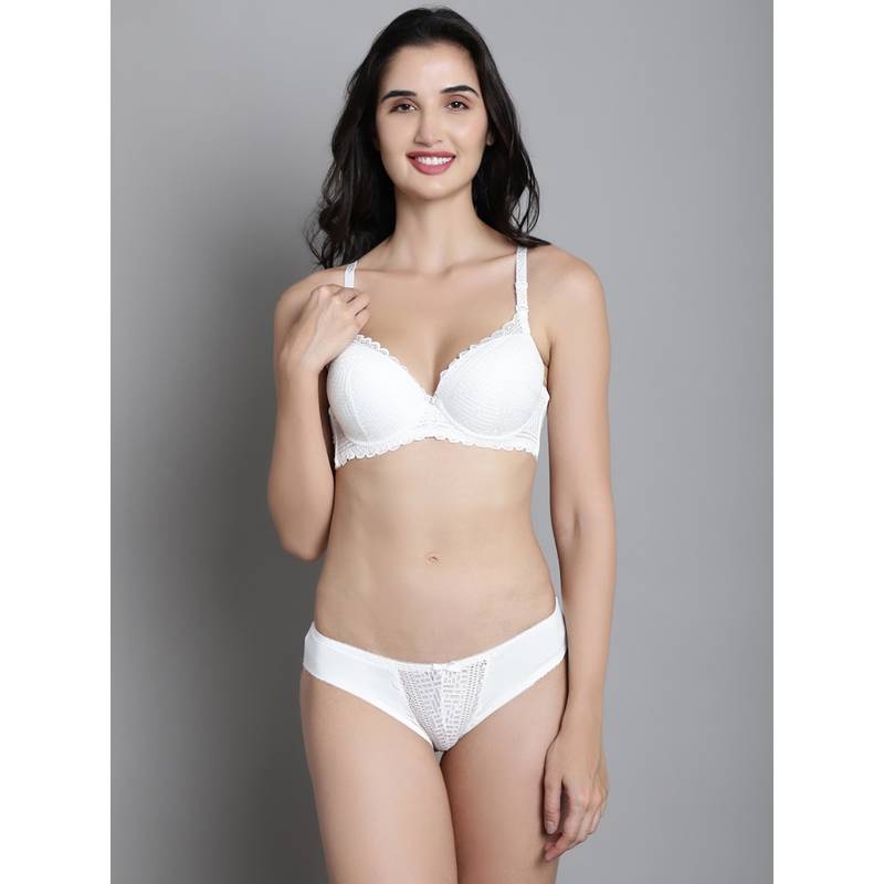 Makclan Fashionably Irresistible Lace Bra-Underwear (Set of 2) (36C)