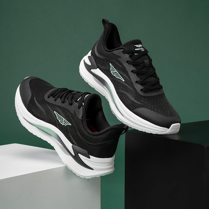 Red Tape Women Textured Black Athleisure Walking Shoes (UK 4)