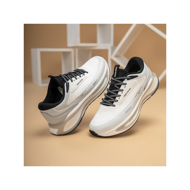 Red Tape Men Textured Grey and Black Athleisure Walking Shoes (UK 6)