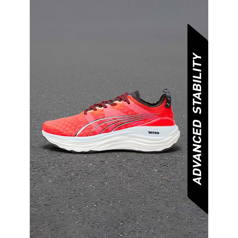 Puma ForeverRun Nitro Women's Red Running Shoes (UK 3.5)