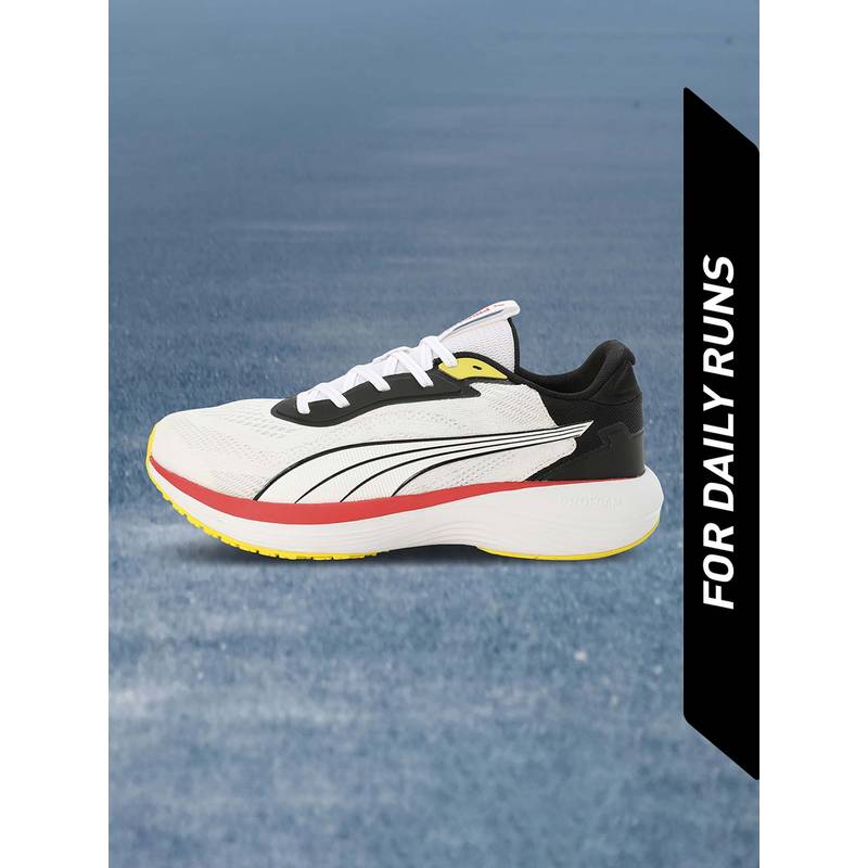 Puma Galaxis Pro Men Performance Boost White Running Shoes (UK 9)