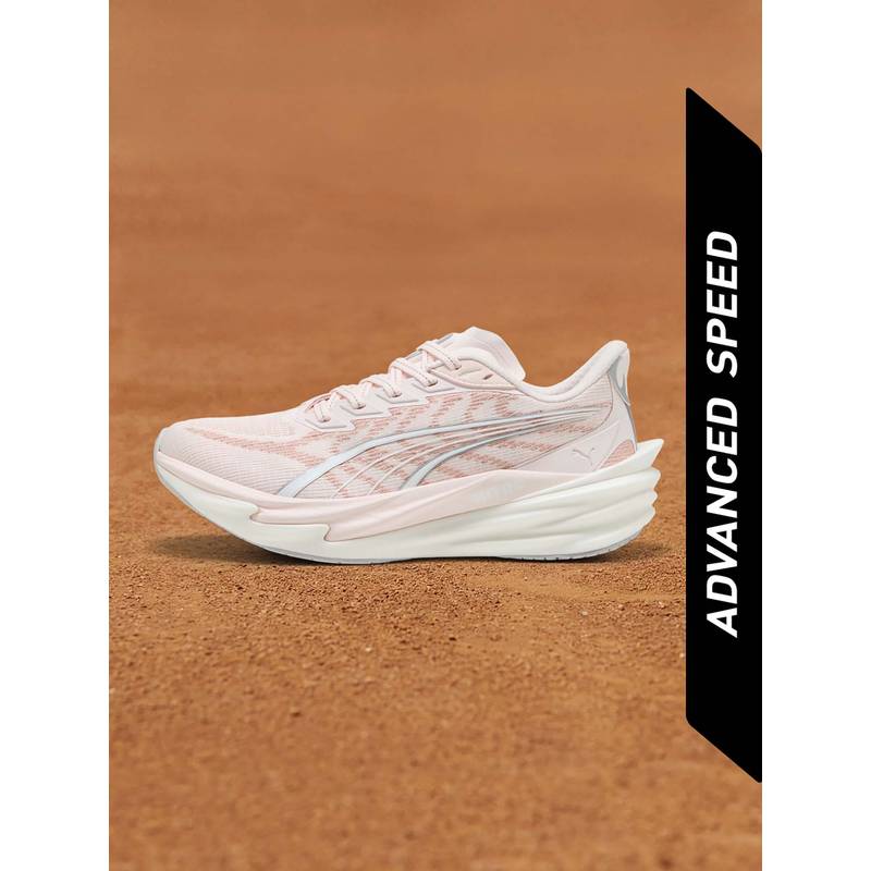 Puma Women Pink Deviate NITRO 4 Max Running Shoes (UK 6)