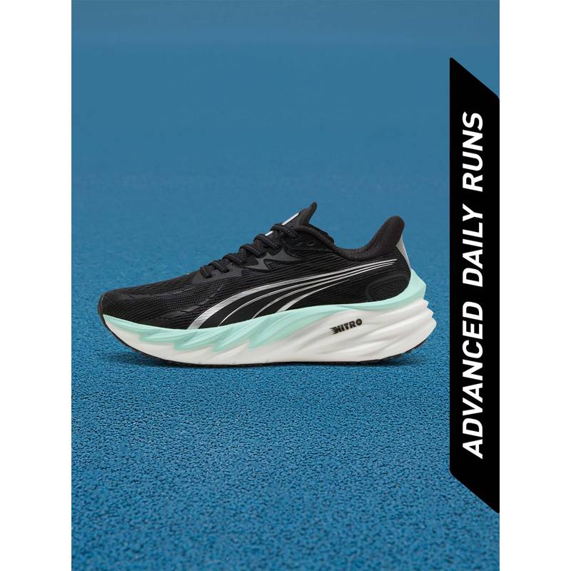 Puma Women Black Velocity NITRO 4 High Cushion Running Shoes (UK 4)