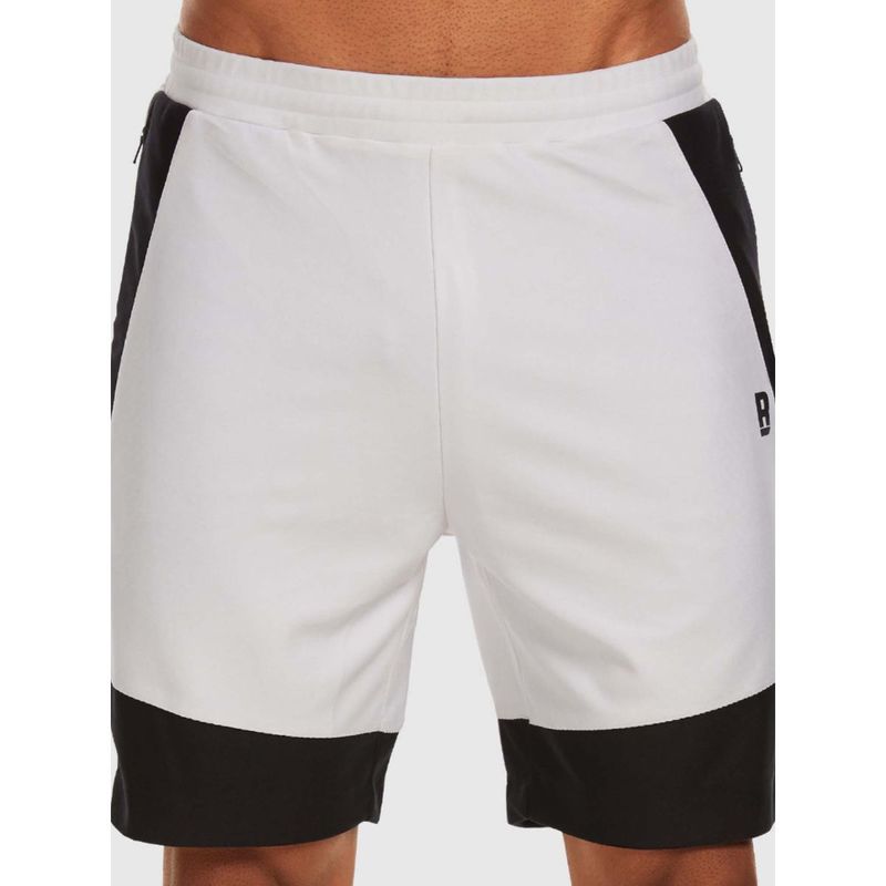 Baller Athletik Colourblock Shorts - Black and White (XS)