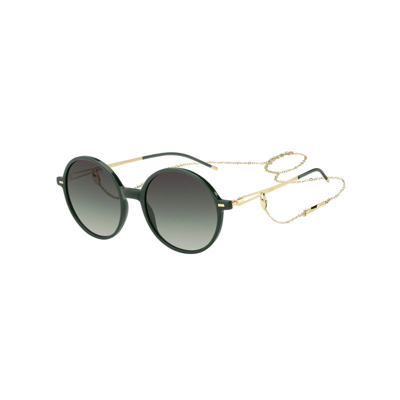 Boss By Hugo Boss Grey Round Full‑Rim Eyeglasses Frame