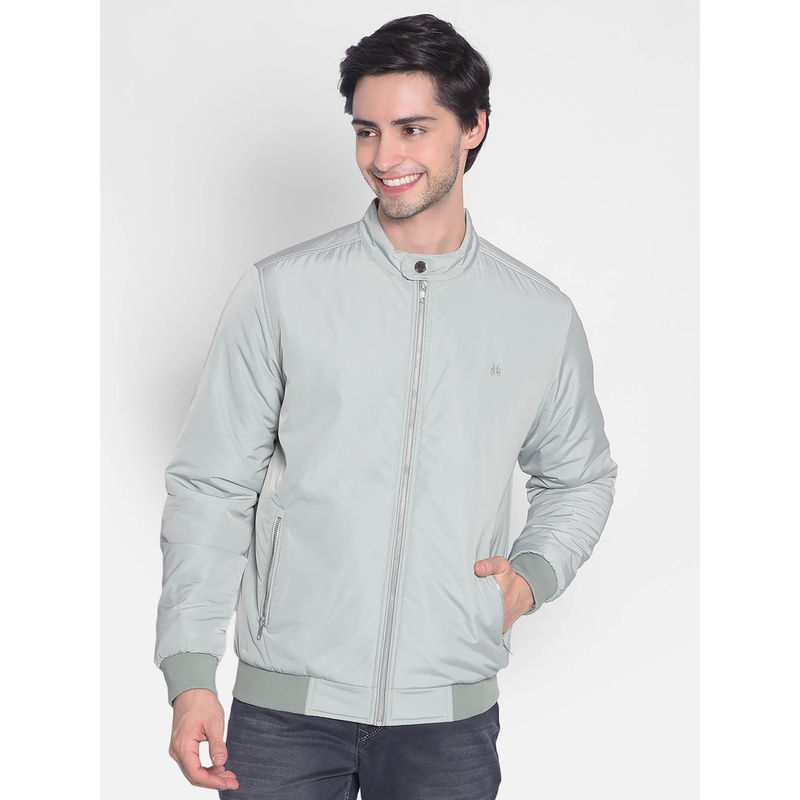 CRIMSOUNE CLUB Mens Green Puffer Jacket (S)