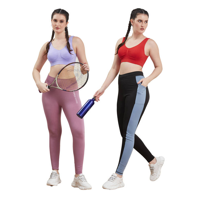 Secrets By ZeroKaata Assorted Solid Lightly Padded Bra Women (Pack of 2) (XS)