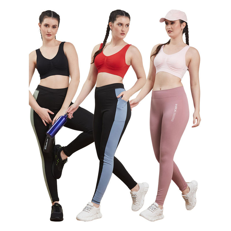 Secrets By ZeroKaata Assorted Solid Lightly Padded Bra Women (Pack of 3) (XS)