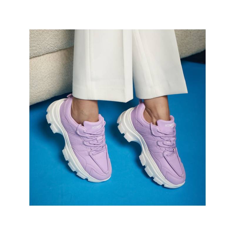 Hamster London Mousehole Purple Party Sneakers (EURO 36)