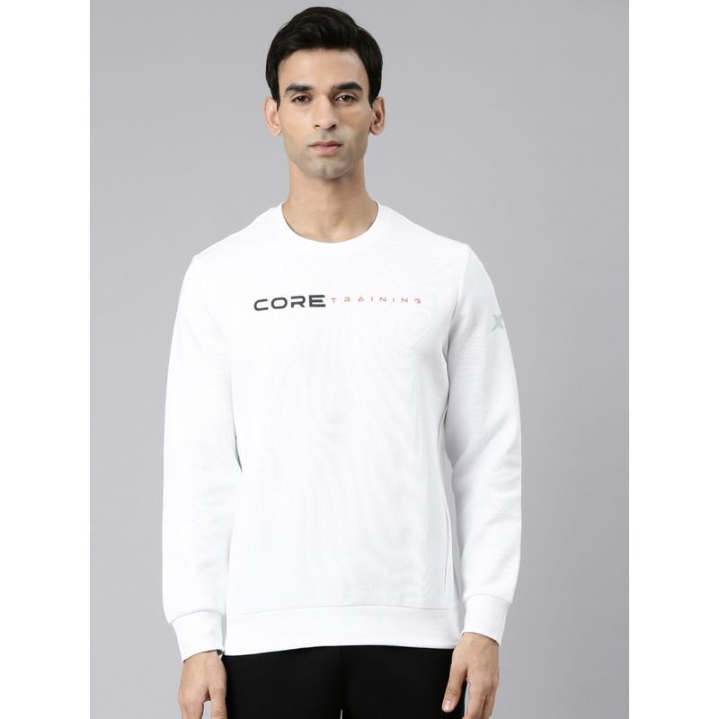 Xtep White Sweatshirt for Men (S)