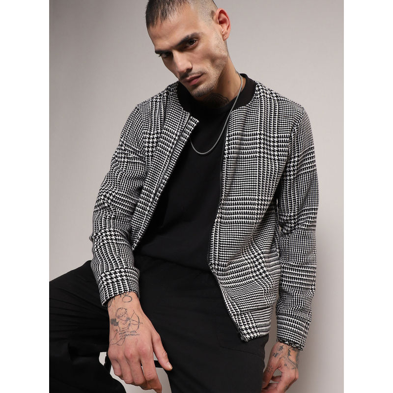 ジャケット・アウター PHENOMENON HOUNDSTOOTH STAND COLLAR JKT 3bc88cdAWT23_CSMAWJK6045_1.jpg