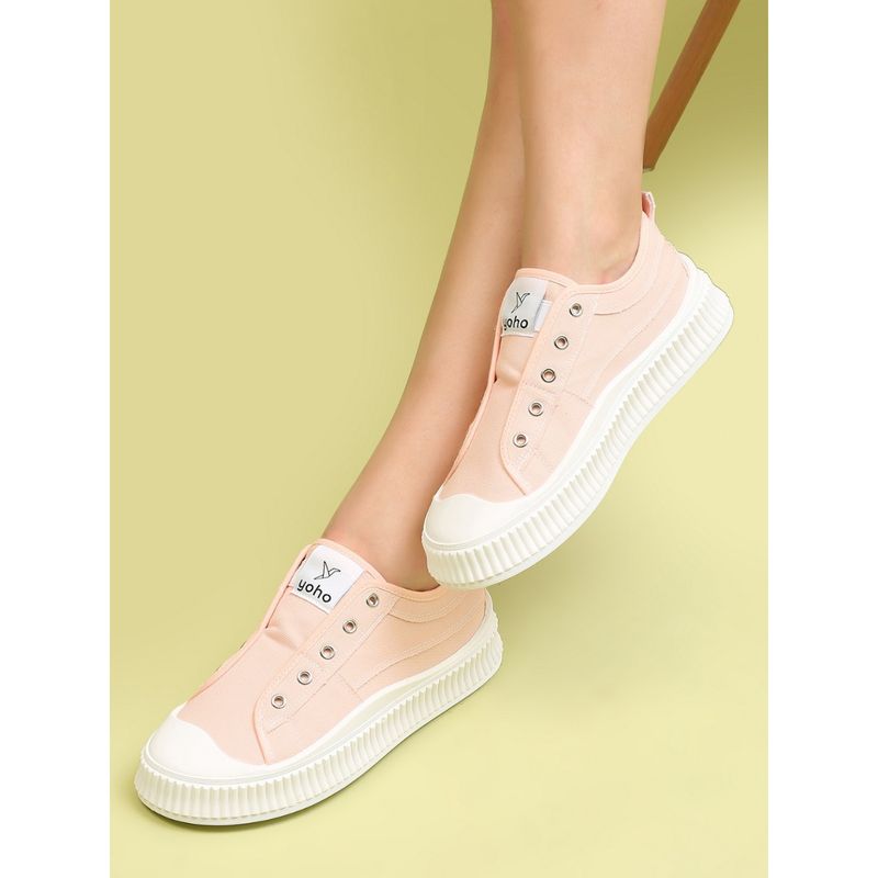 Yoho Pink Yoho Cruise Sneakers for Women (UK 4)