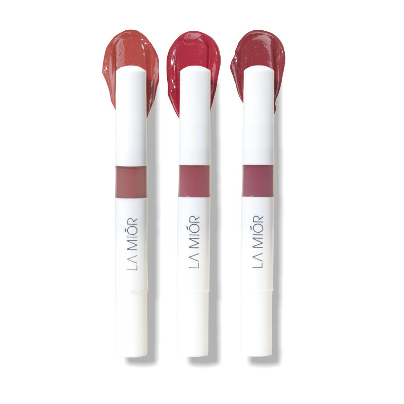 La Mior Peptide Glaze Lip Balm - Combo Of 3 - Caramel Crunch