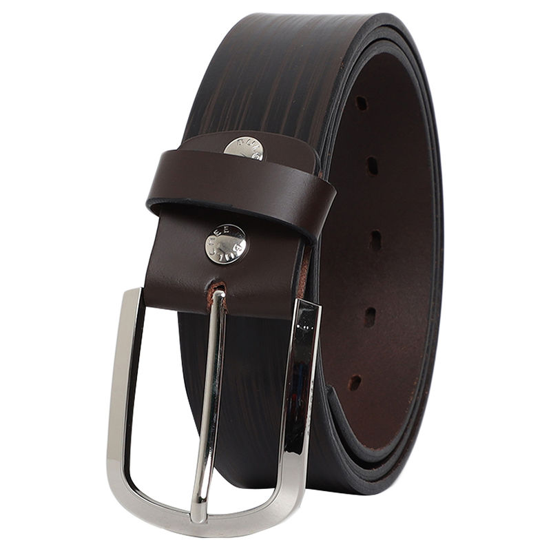 Bulchee Men's Heavy Jeans Leather Belt(Casual, Brown) (S)
