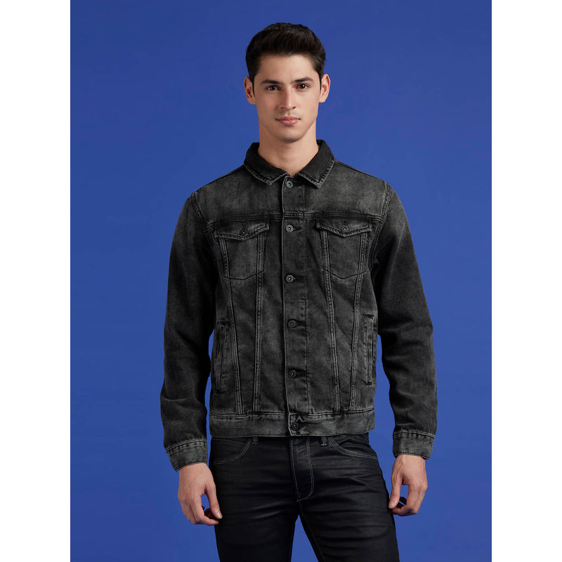 Pepe Jeans Black Denim Jacket (2XL)