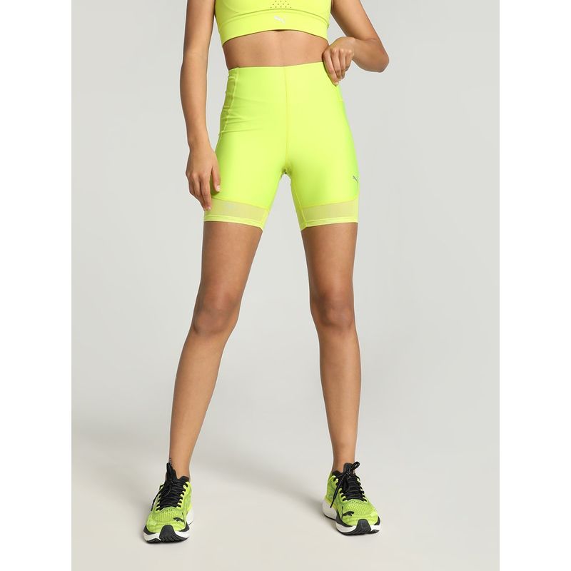 Puma RUN ULTRAFORM 6" Women's Green Tights (XL)