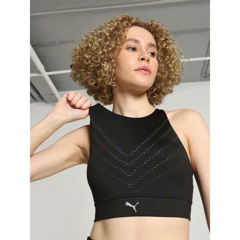 Puma PWR ULTRAFORM Women's Black Sports Bras (S)