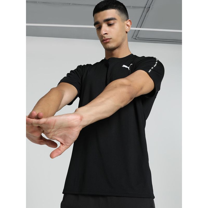 Puma Essentials Taped Men's Black T-Shirt (S)