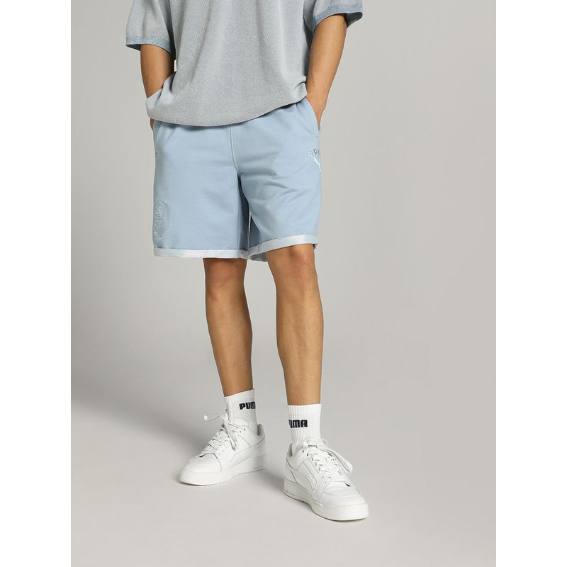 Puma Classics Graphic 7"s Men's Blue Shorts (S)