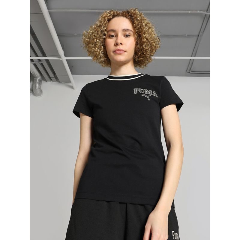 Puma SQUAD Women's Black T-Shirt (XS)