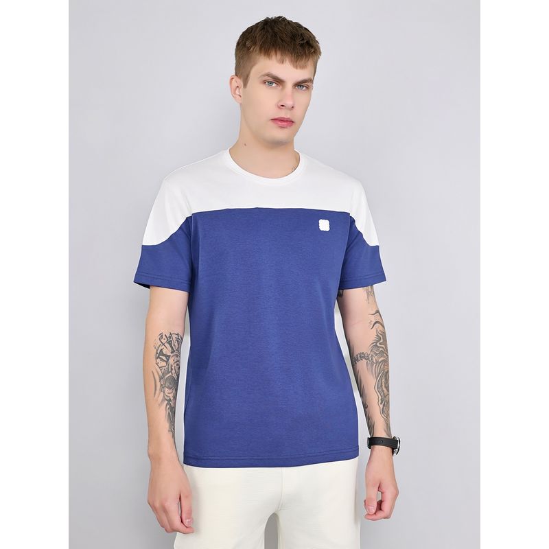 Rock.it White Smart Fit Half Sleeve Solid T-Shirt (S)