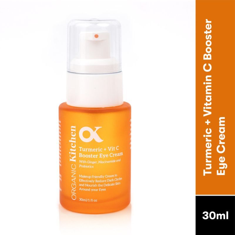 Organic Kitchen Turmeric + Vitamin C Booster Eye Cream With Niacinamide