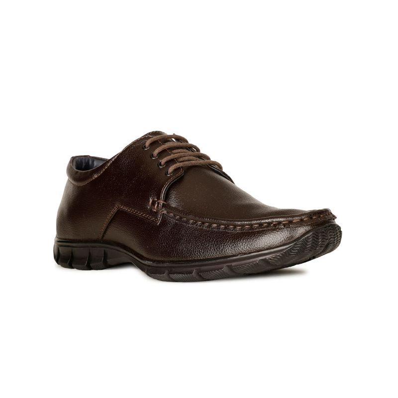 Bata Brown Mens Derbies Shoes (UK 7)
