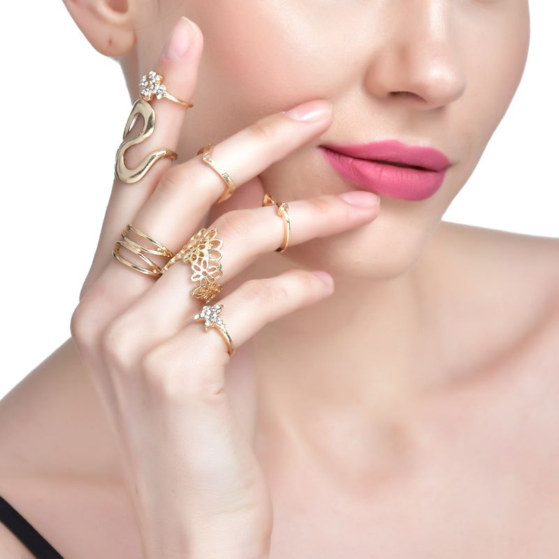 Buy Gold Rings for Women by Jewels galaxy Online | Ajio.com