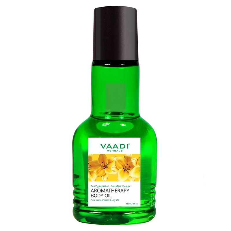 Vaadi Herbals Aromatherapy Body Oil With Pure Lemon Grass & Lily Oil