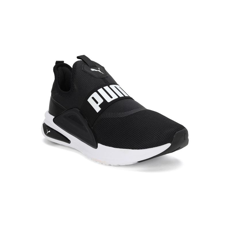 Puma Softride Enzo Evo Slip-On Unisex Black Running Shoes (UK 9)