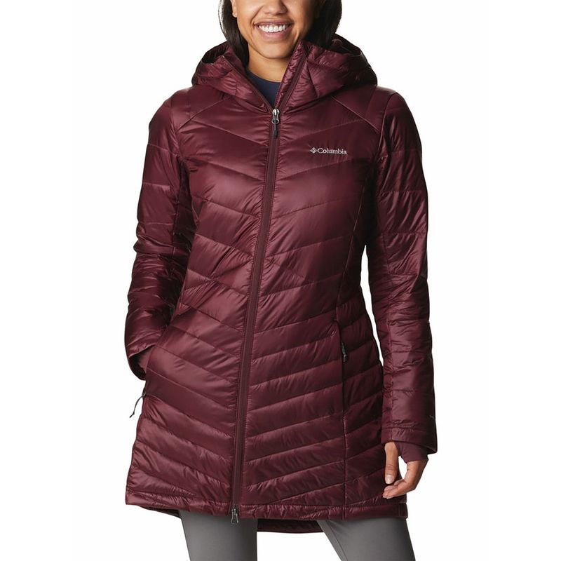 Columbia Womens Maroon Omni-Heat Infinity Joy Peak Mid Jacket (XS)