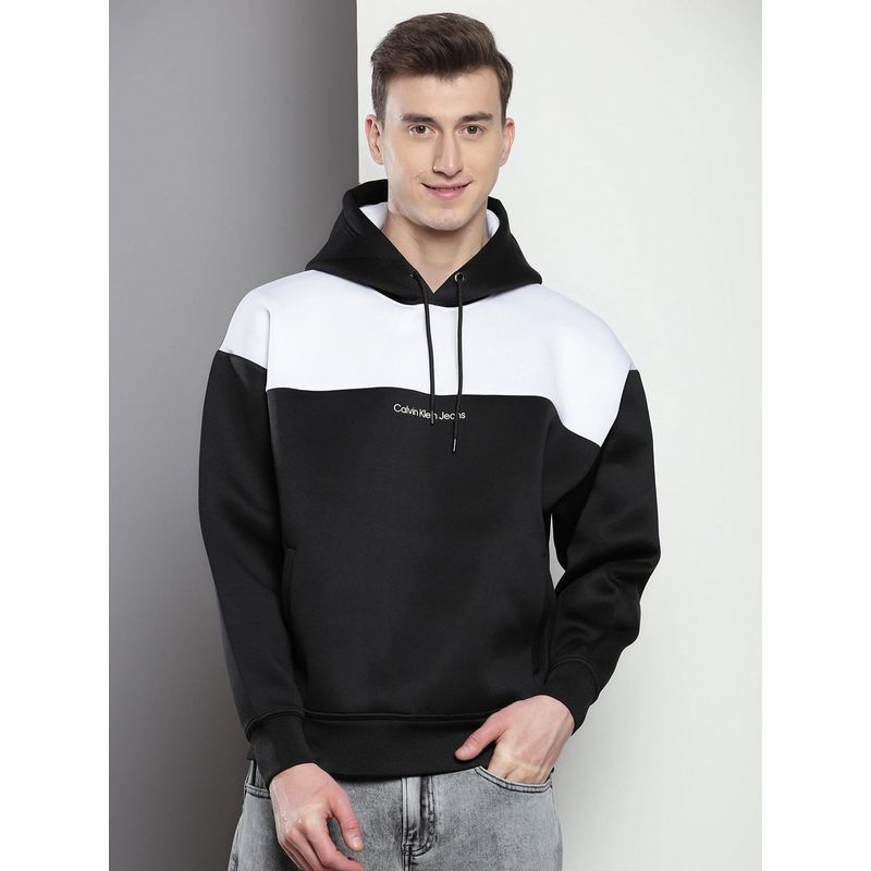 Calvin Klein Colorblock Relaxed Fit Polyester Sweatshirt (S)