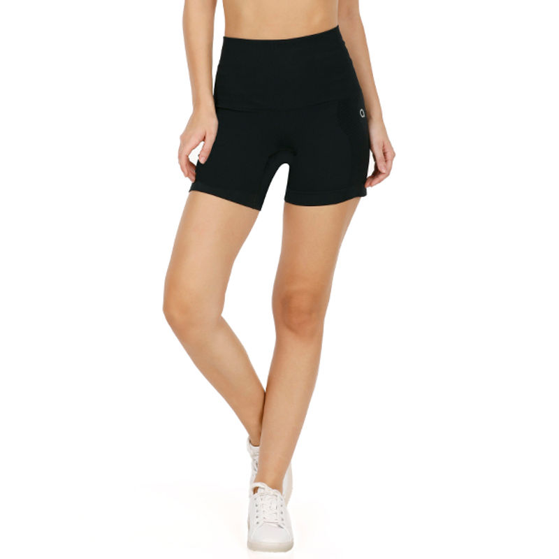 Amante Seamless Fitness Shorts - Black (XL)