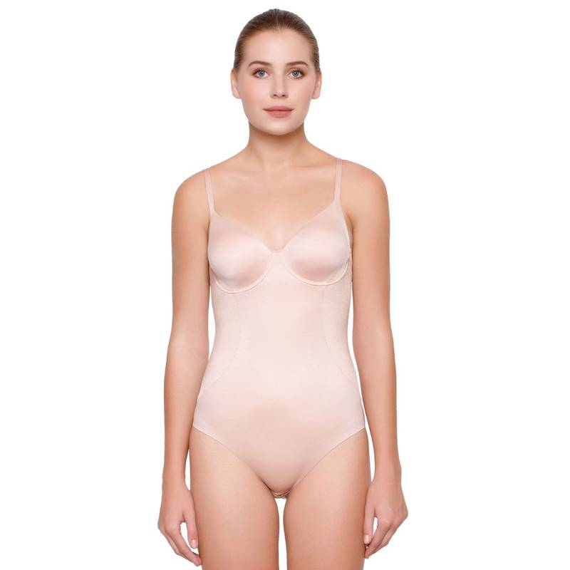 Triumph Body Make-up Soft Touch Wired Seamless Velvety Feel Bodysuit - Nude (34C)