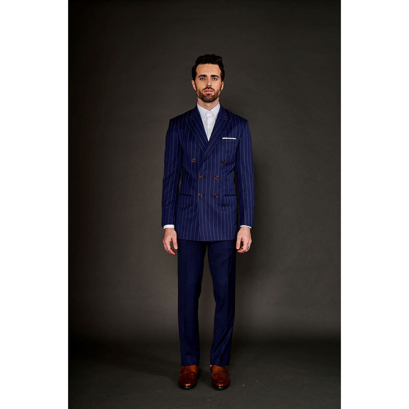 Arjun Kilachand Classic Double Breasted Suit (Set of 2) (S)