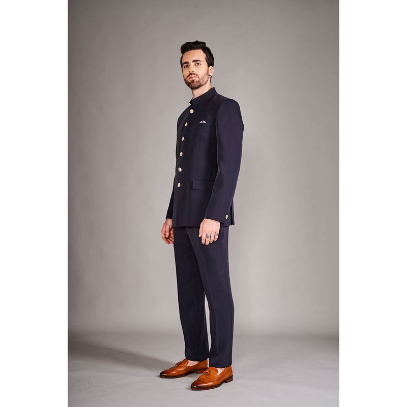 Arjun Kilachand Classic Bandgala Suit (Set of 2) (S)