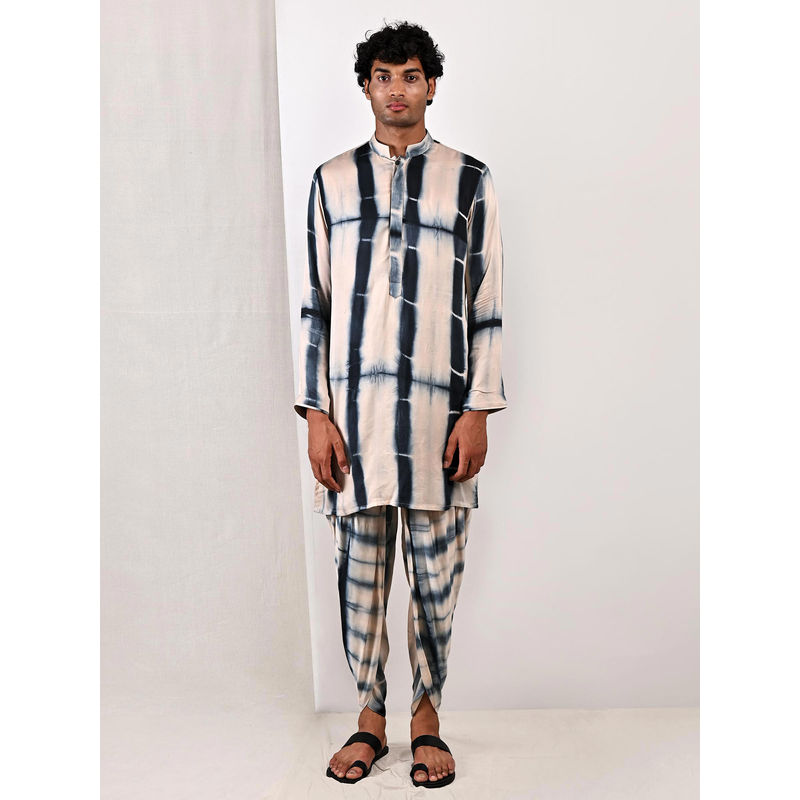 Bohame Rowan Tie Dye Kurta With Tulip Pants (Set of 2) (XS)