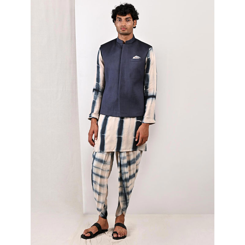 Bohame Archibald Tie Dye Jacket and Kurta (Set of 3) (XS)