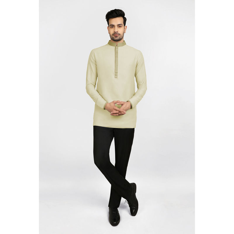 Bubber Couture Olive Ekansh Shirt Kurta (XS)