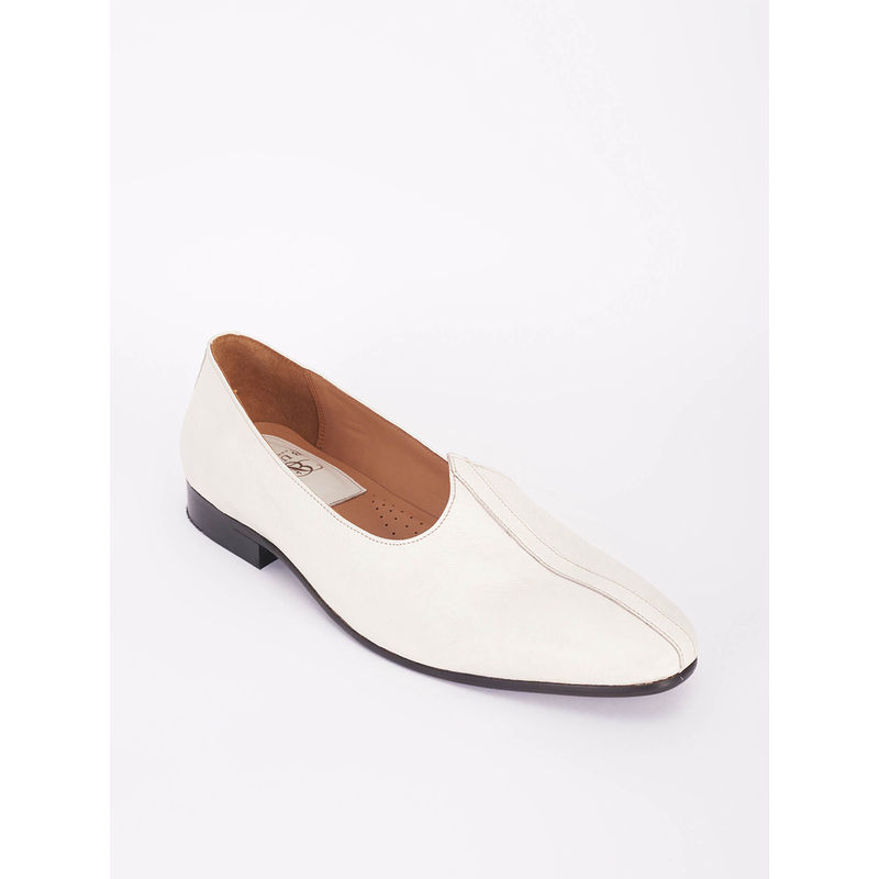 Bubber Couture Off-White Classic Italian Leather Mojdi (UK 6.5)