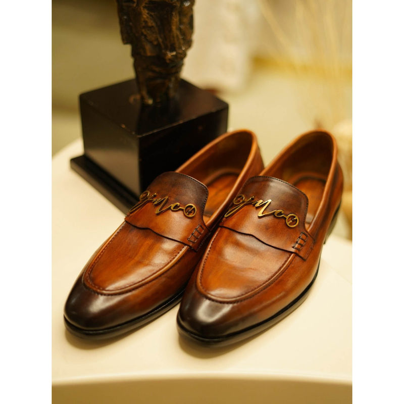 Jatin Malik JMC Dark Brown Shoes (UK 6)