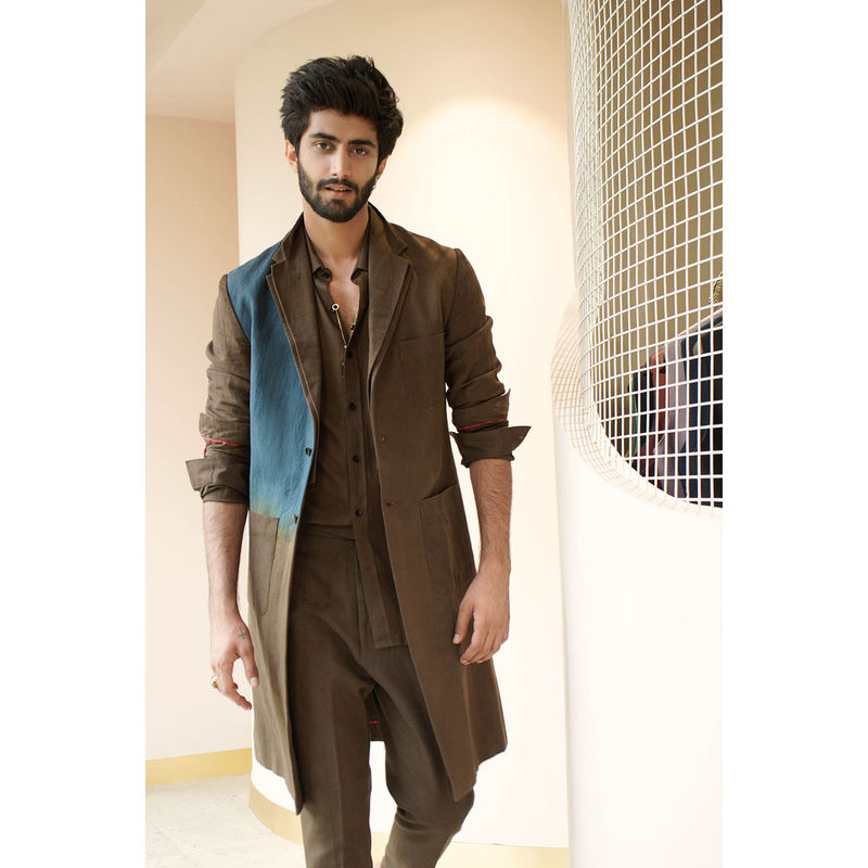 Jatin Malik Classic Overcoat (Set of 3)(XS)