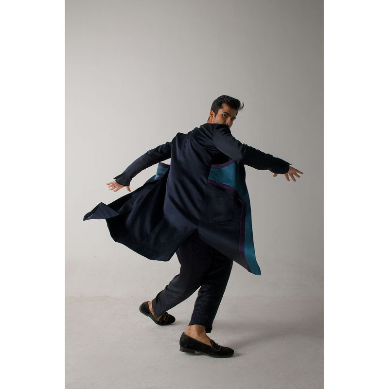 Jatin Malik The Wings Overcoat (Set of 3) (S)